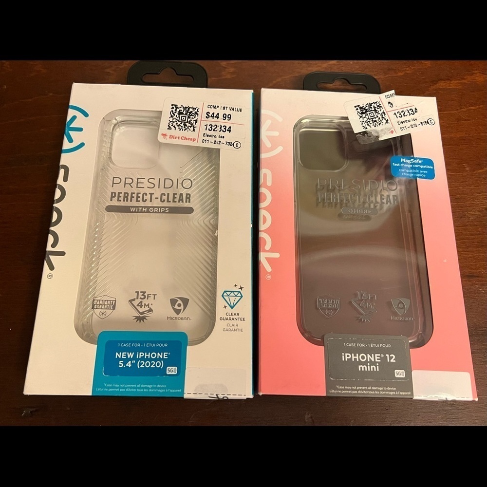 Two Phone cases for IPhone 12 Mini  by Speck  70% Off!